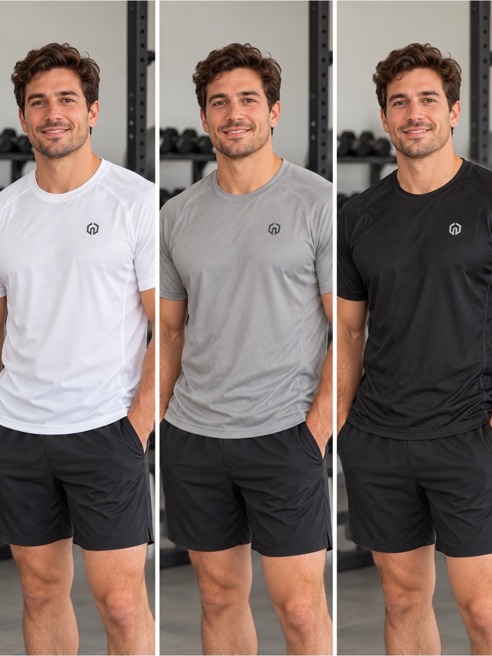 Men's 3 Pack of Athletic Shirts